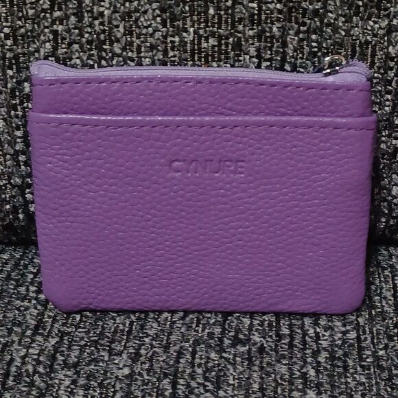 CYNURE Lavender Genuine Leather Coin Purse - Picture 2 of 2